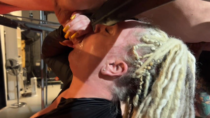 Shes Milking the Cock Empty