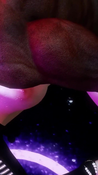 3D BBW Mature Stripper Got Fucked by BBC in Public