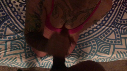 Lotuss Queeen Sucks BBC & Gets a Facial