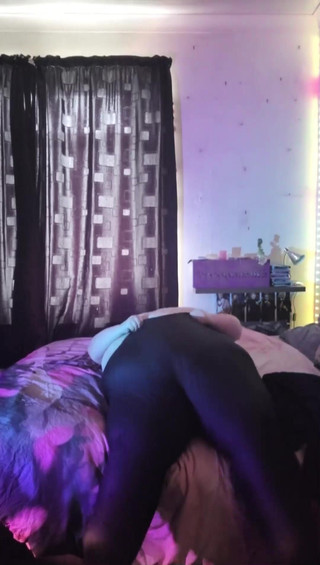 Trying on Old Sexy Pants