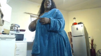 Sexy Black SSBBW Being Naughty