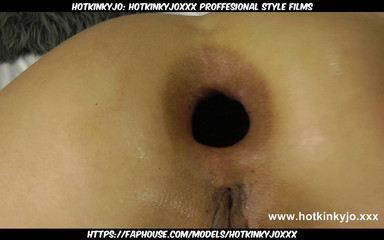 Sexy Suit and White Dong in the Ass & Anal Prolapse by Hotkinkyjo