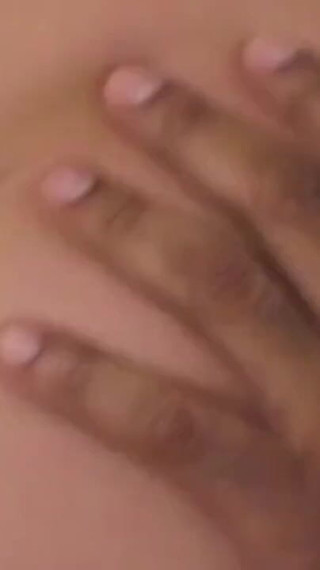 A beautiful brunette masturbates and fucking on a big black cock