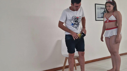 The Nurse Takes Away My Problems with a Blowjob and Fuck