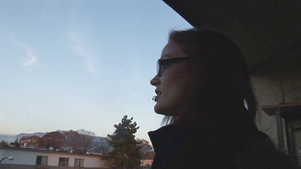 Filming her big ass while she is smoking