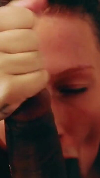 Febby Deepthroats Black Cock in the Shower