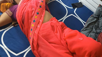 The Devar of the Village's Young and Beautiful Sister-in-law Strips Naked and Satisfies Her Wet Pussy with His Penis.