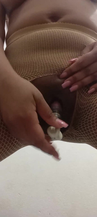 Big Clit Pumped and Dildo