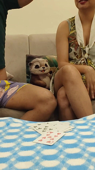 Stepsister Saara Lost Her Pussy in a Card Game