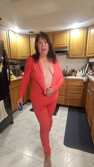 Wearing My Longjohns with an Ass Flap While I Fuss Around the Kitchen