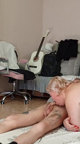 Cum in My Wife's Throat After Blowjob