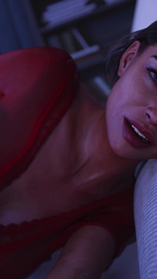 Big Boobs Mature MILF Stepmom Hot Blowjob and Cock Riding for Big Dick Stepson Before Bed - Life in Santa County - Part 1