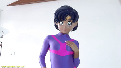 Real spandex kikurumi teen doll