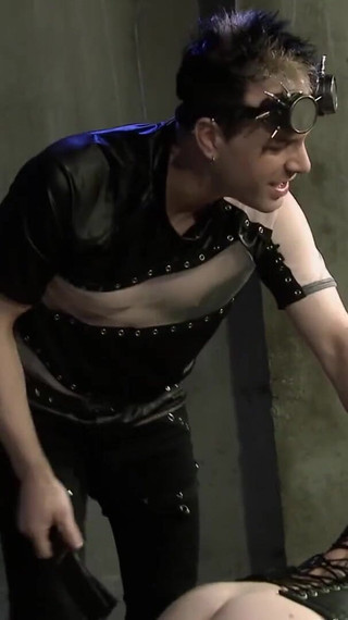 Submissive whore gets whipped and cunt seduced with hitachi