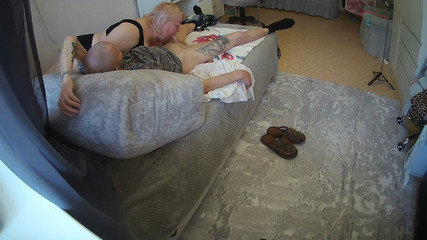 Mother-in-law Gives Me a Blowjob During a Break