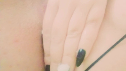 My Horny Wife Oiling Her Ass in the Gym Locker Room.