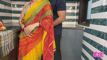 Stepaunty Got Fucked in the Kitchen on Holi