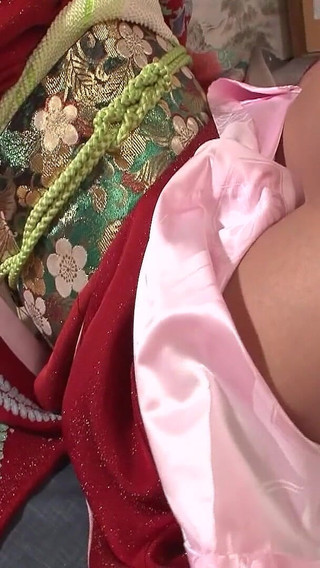 Sexy Japanese Girl Masturbates with Passion in Front of a Guy