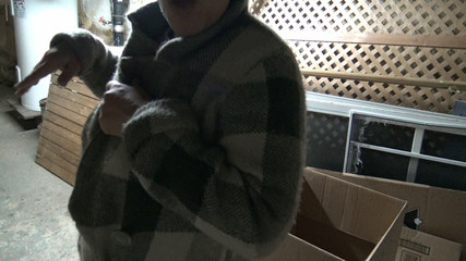 Old Pervert Anal Fucking French Canadian Girl in Abandoned Building