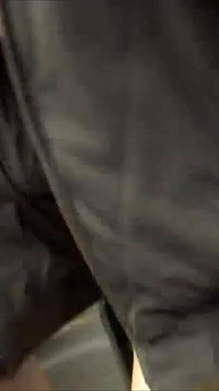 Brunette stripper sucks his cock indoor and outdoor