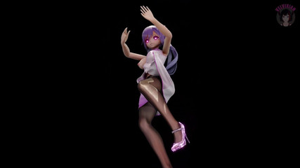 Genshin Impact. Dance in Sexy Pantyhose and Bottom Camera Angle