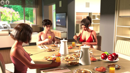 Jessie Jealous of Her Elder Step Sister - the Incredible Adventure of Huge Dick