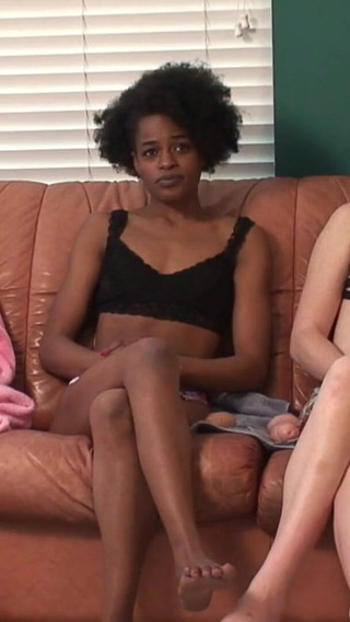 Three girls toy party