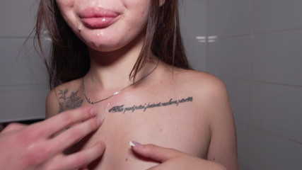 Kwini Kim and Artycheys Shooting a Hot Homevideo, She Really Wanted to Cum.