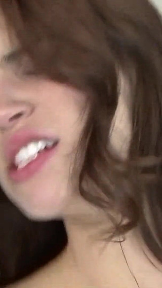 Hot brunette seduces guy with huge black cock and got her pussy fucked