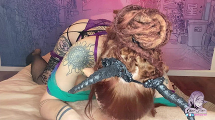 Xmas Deepthroat Gift From Mrs Krampus