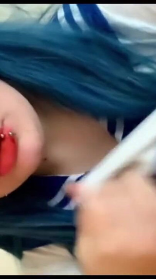 4th of July college girl ahegao blowjob