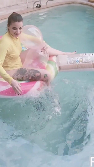 HD B2p Yellow Dress, Pink, Red and Transparent Balloons