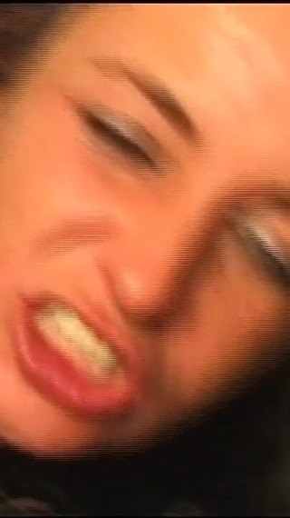 Double Penetration and Cumshot in Mouth for Hot Vintage MILF at Party