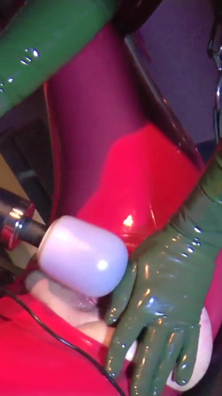 Latex Chicks Seduce Their Friend