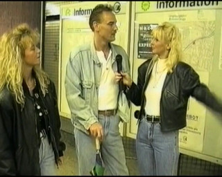 Classic Blonde German Slut Fucked by Horny Couple