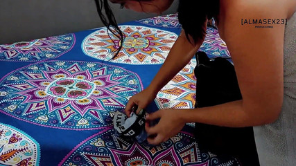 My Stepsister Cleans up and I Warm Her up with My Big Hard Cock and Fuck Her.