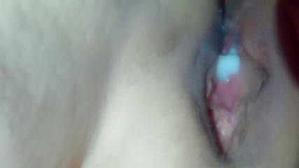 Thick cock fucking wet juicy pussy till a creampie