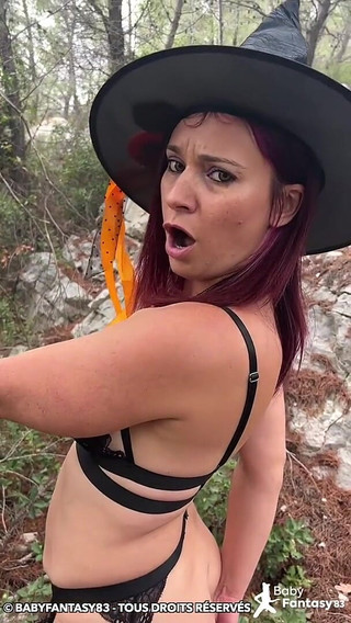 Babyfantasy83 - Little Witch in the Woods Becomes a Real Slut with Her Broom