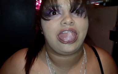 Co-worker Blowjob #2 - Cum in Mouth in Deejay Booth