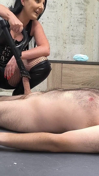 The Dirty Slave Vaccumning Close up