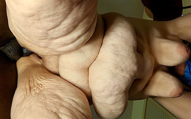 Big Fat Woman Get Fucked Real Hard, Then Old Guy Black Cock Started Pumping & Shooting Huge Loads of Cum Inside Her Juicy Pusssy