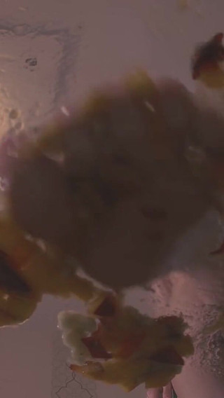 Fruit smoothie, Gina Gerson crushing fruit with her pussy and feet