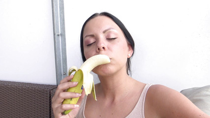 Carla`s banana POV teasing