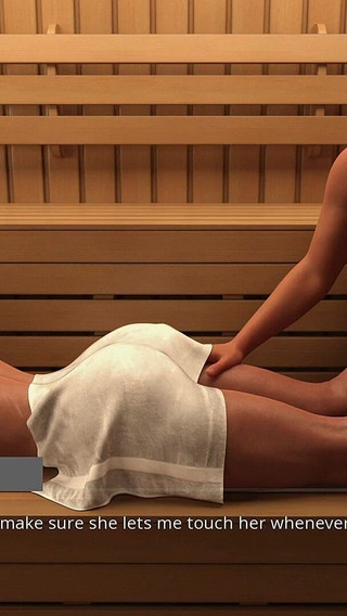 Having Fun with My MILF Stepmom Infront of a Stranger in public sauna - Midnight Paradise