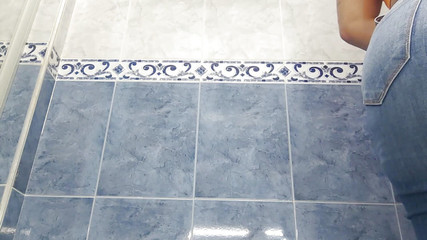 Camera Records Stepmom's Piss Big Jet