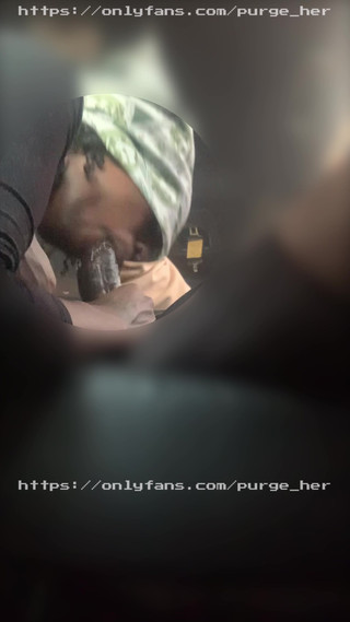 Cum in Her Throat in Front of Her House