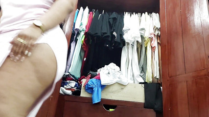 Stepsister Changes Clothes with a BBW Friend