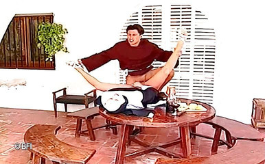 Blonde nun gets anally screwed from her fucker