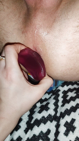 Closing the Man Ass with a Very Huge Butt Plug