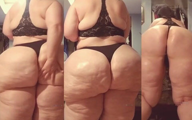 Applying Cream on My Giant Booty